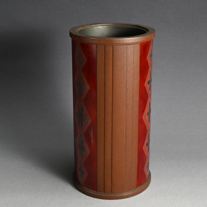 Classic Art-Deco 1930s Dry Lacquer Vase