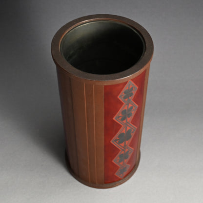 Classic Art-Deco 1930s Dry Lacquer Vase