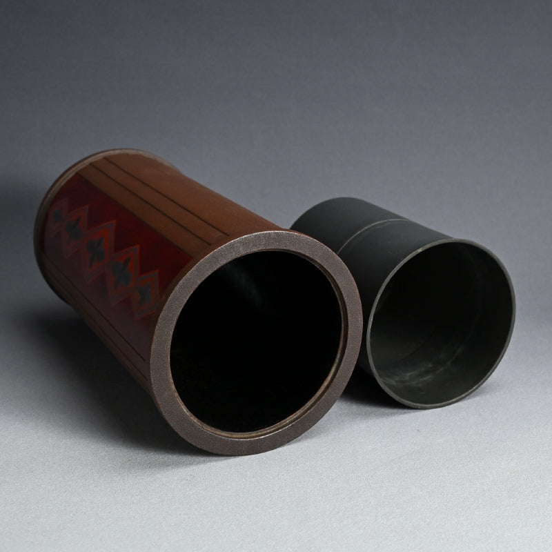 Classic Art-Deco 1930s Dry Lacquer Vase