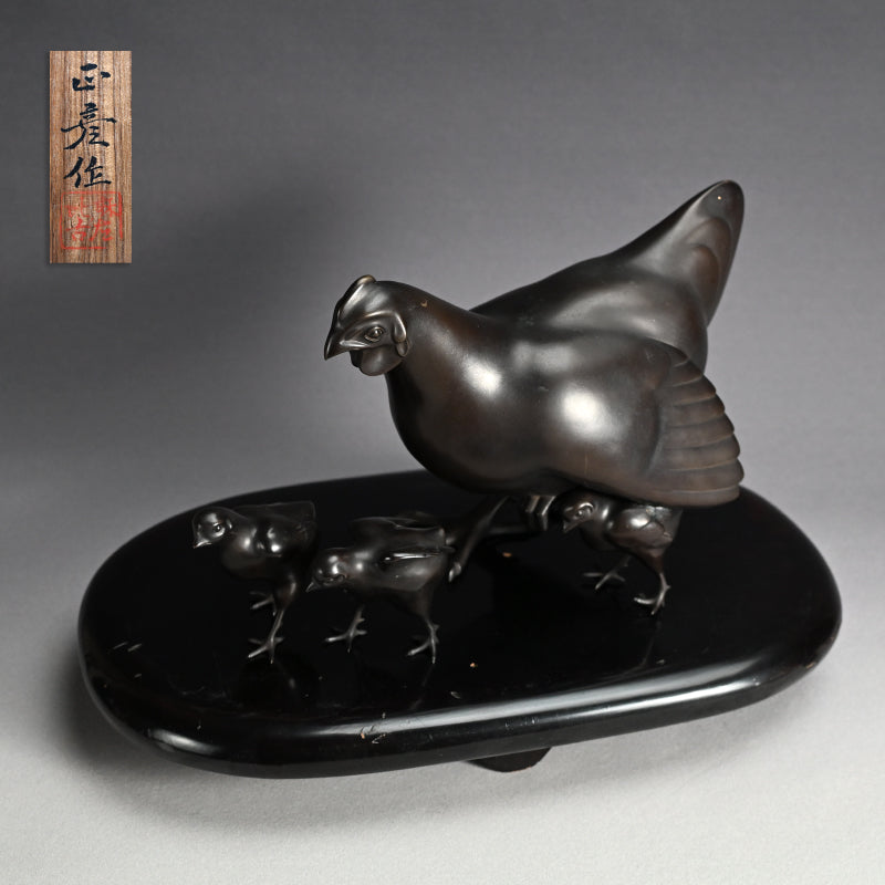LNT Bronze Chicken Brood ー香取 正彦 “鋳銅鶏”