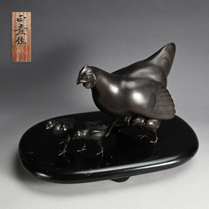 LNT Bronze Chicken Brood ー香取 正彦 “鋳銅鶏”