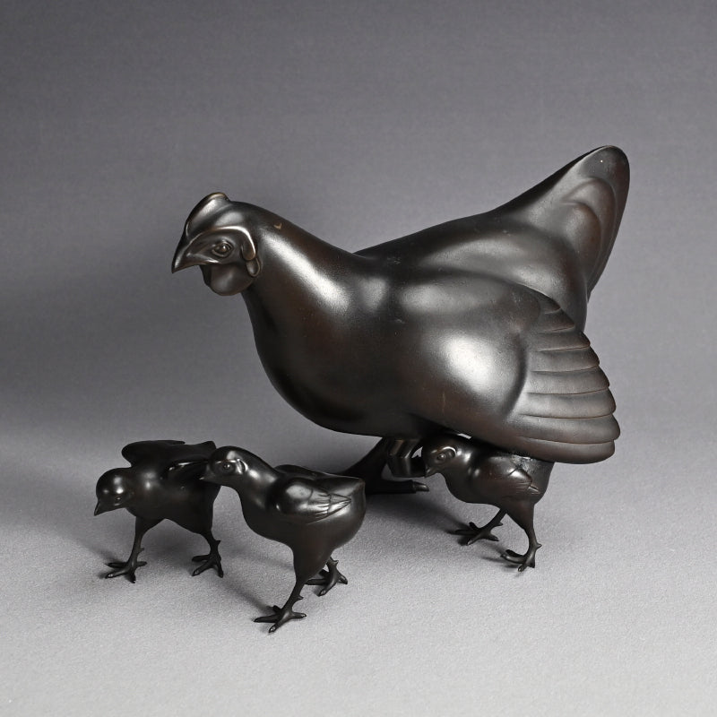 LNT Bronze Chicken Brood ー香取 正彦 “鋳銅鶏”