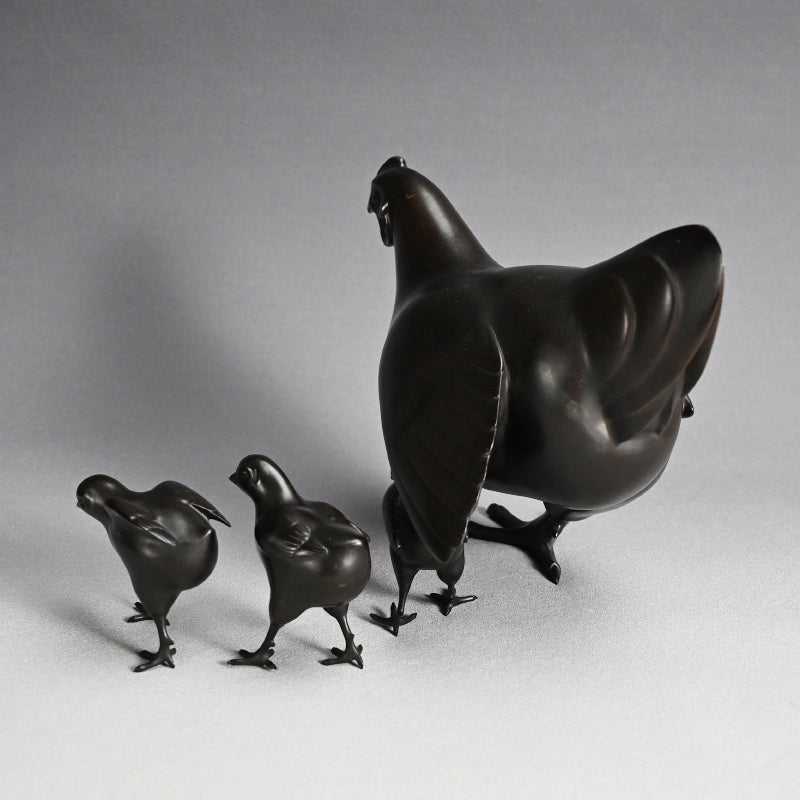 LNT Bronze Chicken Brood ー香取 正彦 “鋳銅鶏”