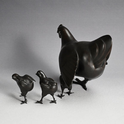 LNT Bronze Chicken Brood ー香取 正彦 “鋳銅鶏”