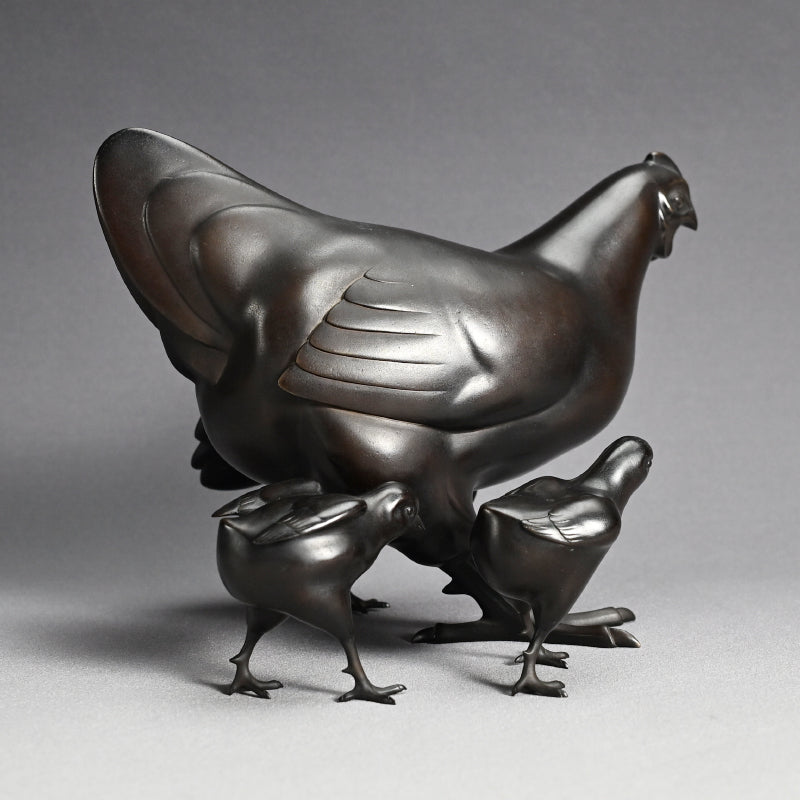 LNT Bronze Chicken Brood ー香取 正彦 “鋳銅鶏”