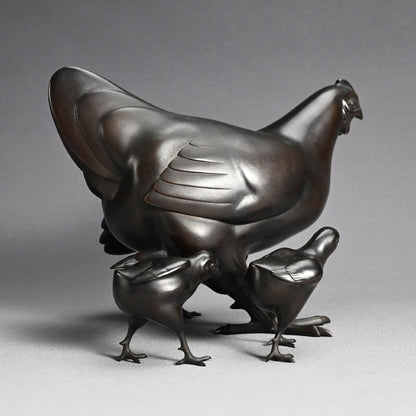 LNT Bronze Chicken Brood ー香取 正彦 “鋳銅鶏”