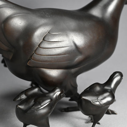 LNT Bronze Chicken Brood ー香取 正彦 “鋳銅鶏”