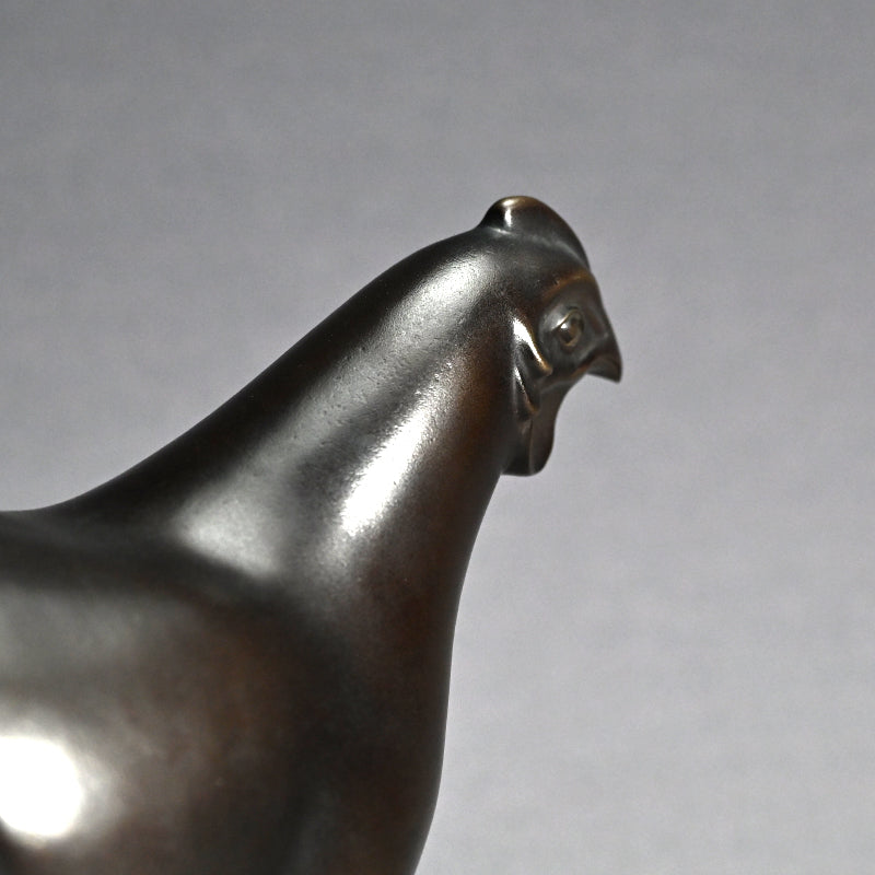 LNT Bronze Chicken Brood ー香取 正彦 “鋳銅鶏”