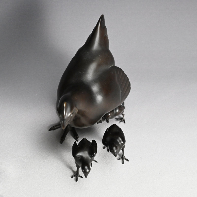 LNT Bronze Chicken Brood ー香取 正彦 “鋳銅鶏”