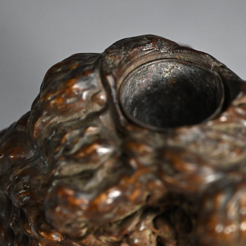 Antique Japanese Root-Wood Vase
