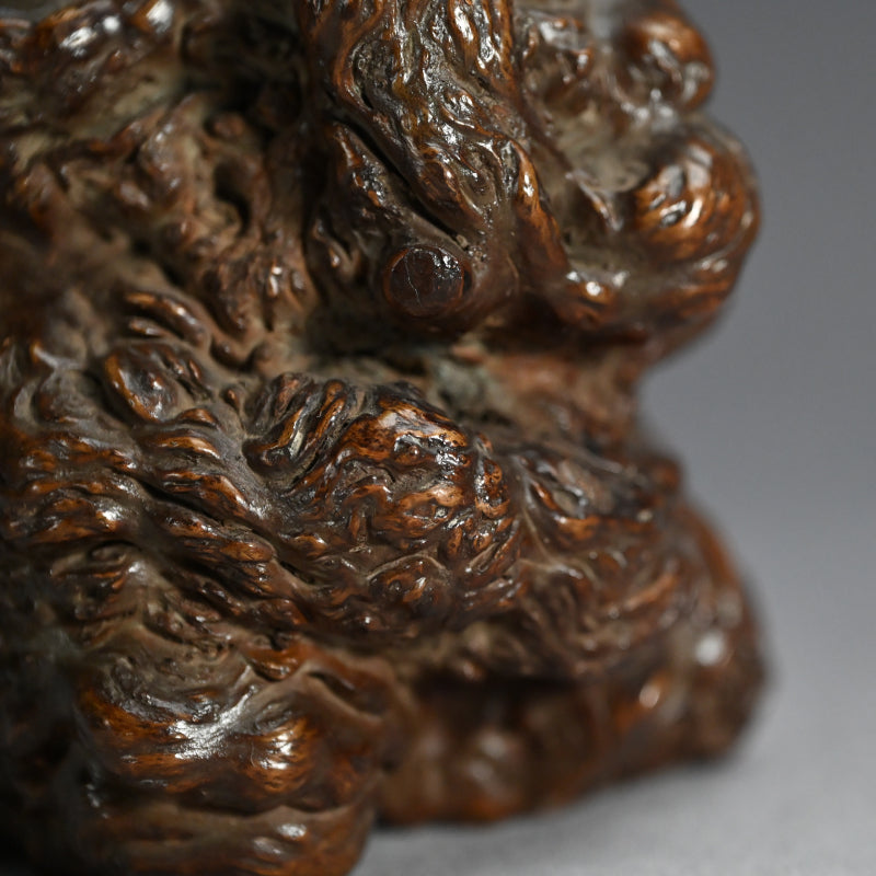 Antique Japanese Root-Wood Vase