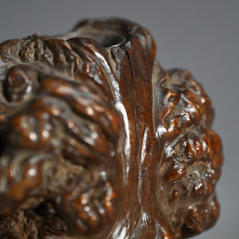 Antique Japanese Root-Wood Vase