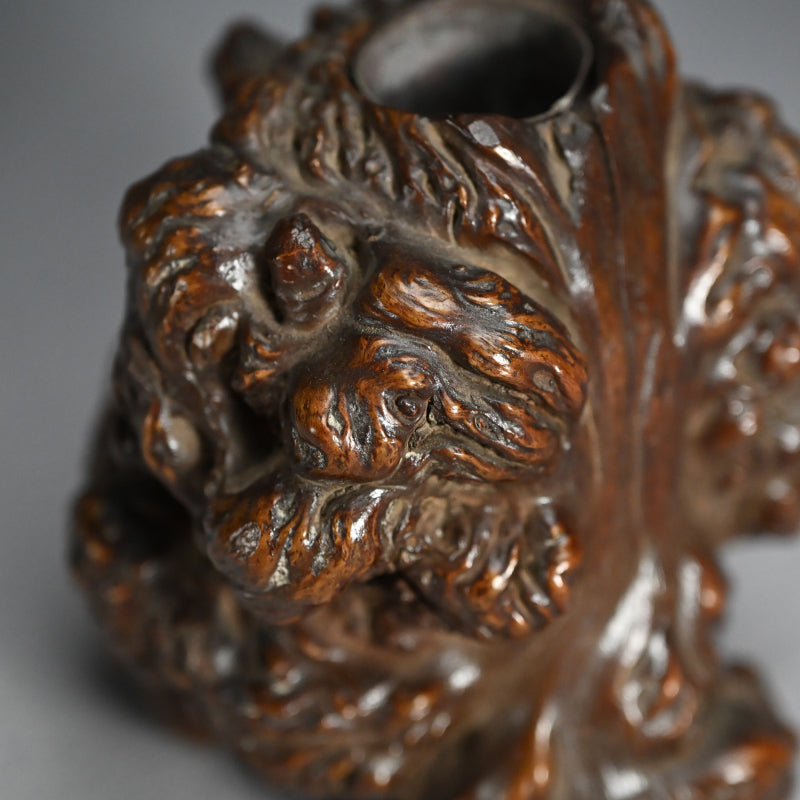 Antique Japanese Root-Wood Vase