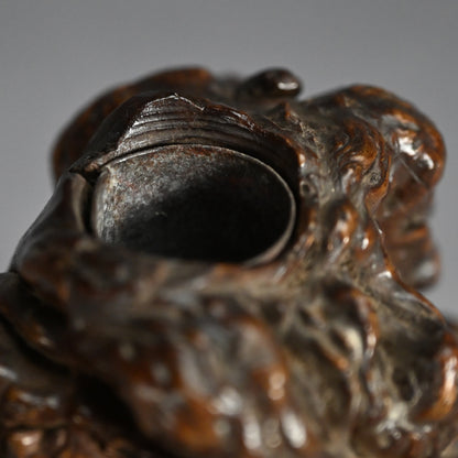 Antique Japanese Root-Wood Vase