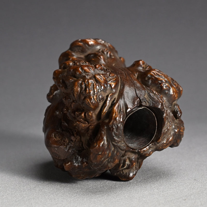 Antique Japanese Root-Wood Vase