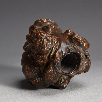 Antique Japanese Root-Wood Vase