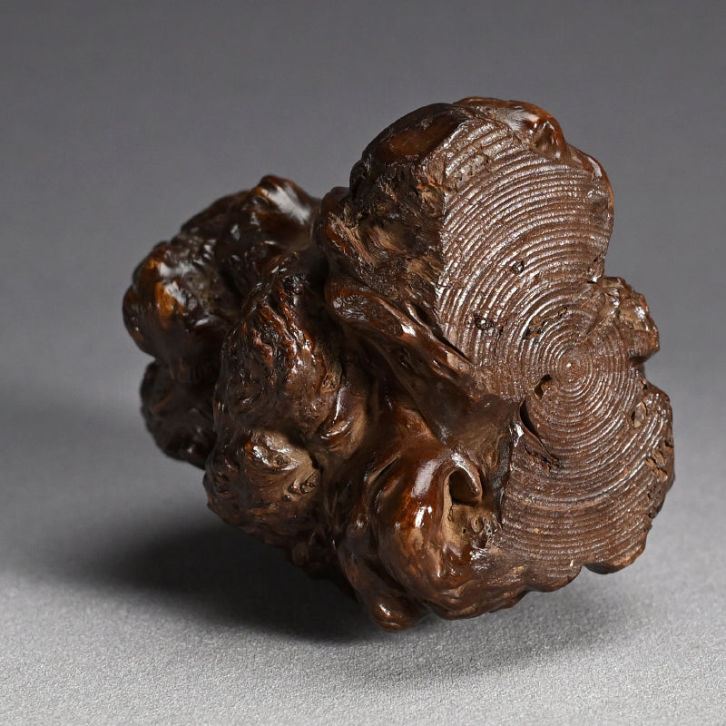 Antique Japanese Root-Wood Vase