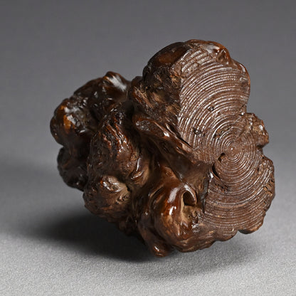Antique Japanese Root-Wood Vase