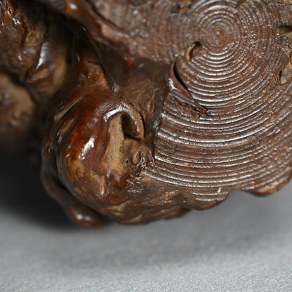 Antique Japanese Root-Wood Vase