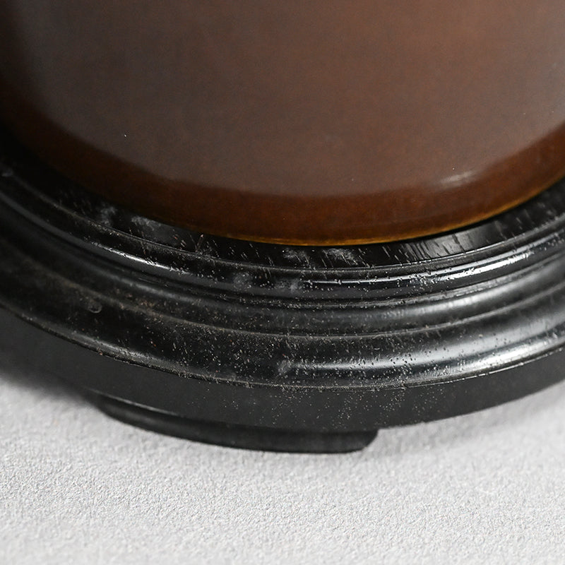 Meiji Yellow Bronze Vase ー金谷 五良三郎 "黄唐銅段附 花瓶"