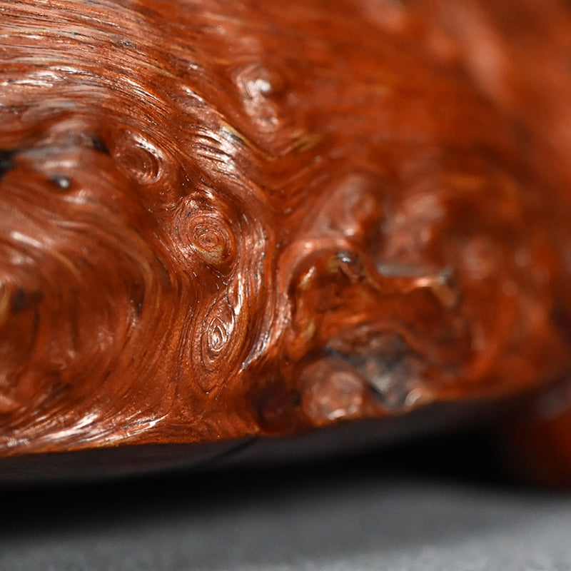 Antique Japanese Rootwood Turtle Okimono