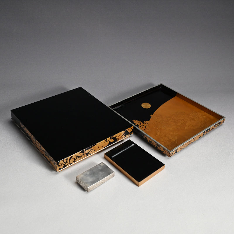 Imperial Suzuri Bako Lacquer Writing Box ー神坂 祐吉  "蒔絵硯筥"
