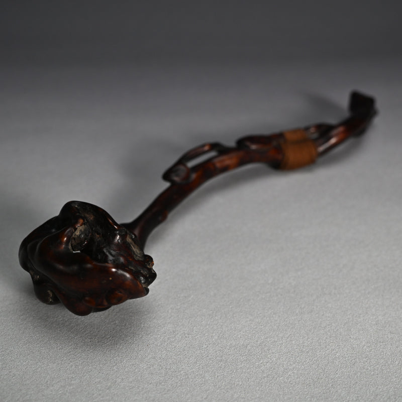 Antique, Japanese Root-wood Nyoi Scepter