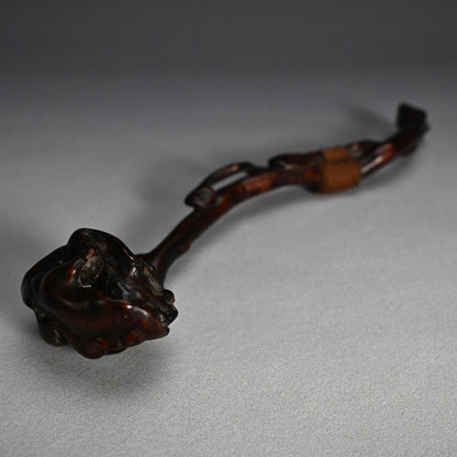 Antique, Japanese Root-wood Nyoi Scepter