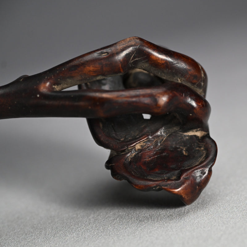 Antique, Japanese Root-wood Nyoi Scepter
