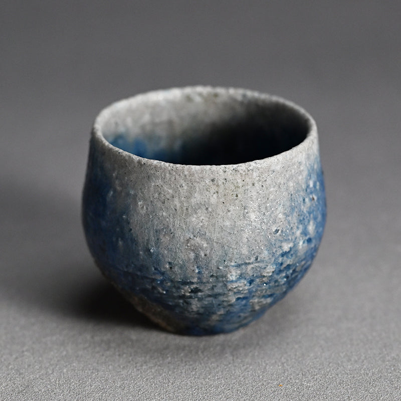 Yohen Ruri-yu Guinomi ー土井 雅文 “窯変瑠璃釉盃”