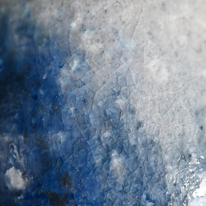 Yohen Ruri-yu Guinomi ー土井 雅文 “窯変瑠璃釉盃”