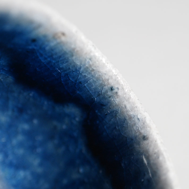 Yohen Ruri-yu Guinomi ー土井 雅文 “窯変瑠璃釉盃”