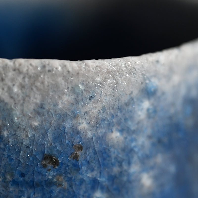 Yohen Ruri-yu Guinomi ー土井 雅文 “窯変瑠璃釉盃”