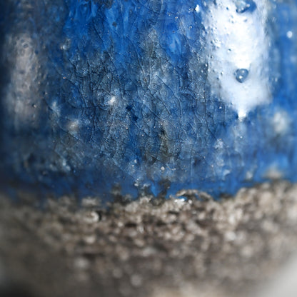 Yohen Ruri-yu Guinomi ー土井 雅文 “窯変瑠璃釉盃”