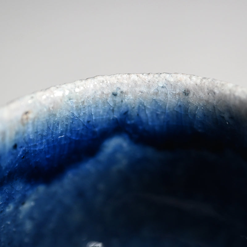 Yohen Ruri-yu Guinomi ー土井 雅文 “窯変瑠璃釉盃”