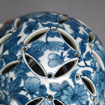 Ceramic Hanging Koro ー三浦 竹泉 "陶製香炉 鍋島鉢"