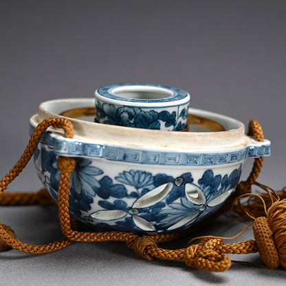 Ceramic Hanging Koro ー三浦 竹泉 "陶製香炉 鍋島鉢"