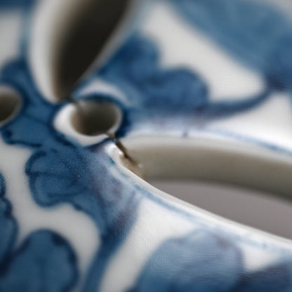 Ceramic Hanging Koro ー三浦 竹泉 "陶製香炉 鍋島鉢"