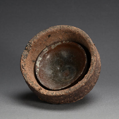 Early Edo period Seto Kiln Flaw, Tenmoku Chawan Tea Bowl