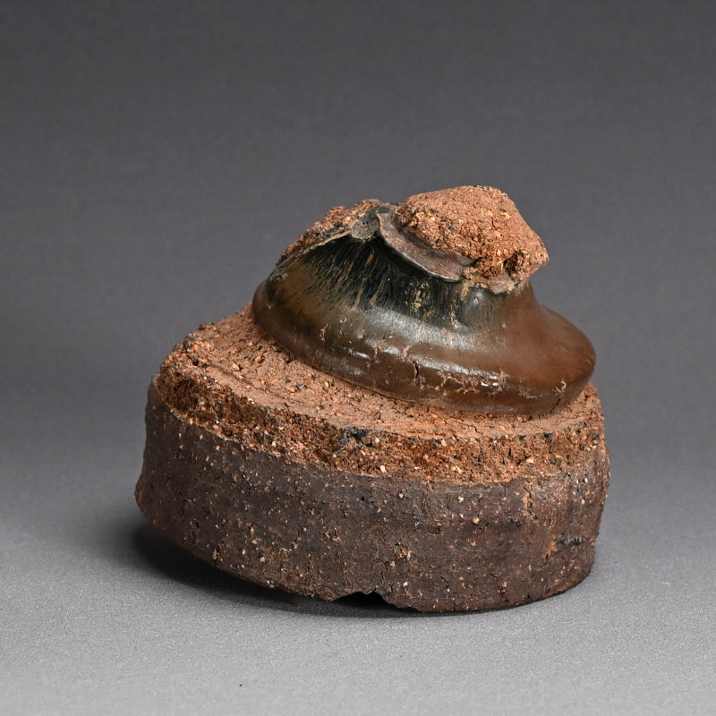 Early Edo period Seto Kiln Flaw, Tenmoku Chawan Tea Bowl