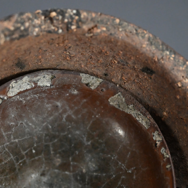 Early Edo period Seto Kiln Flaw, Tenmoku Chawan Tea Bowl