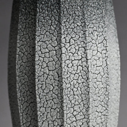 Ai-iro Blue Shino Vase ー酒井 博司 “藍色志野花入れ”