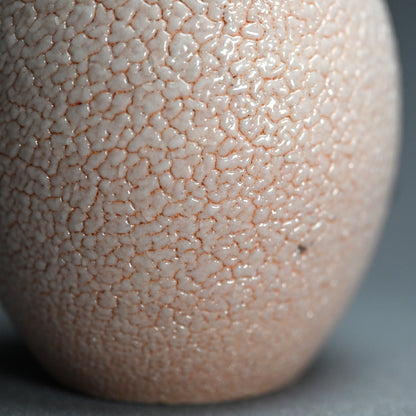 Shino Ichirin Sashi Flower Vase ー酒井 博司 “紅志野 一輪差し”