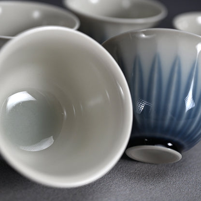 Ryusaiji Teapot and Yunomi Set ー永草 陽平 “流彩磁ポット”、”湯呑”