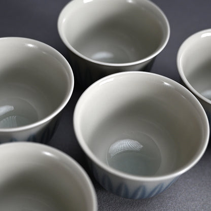 Ryusaiji Teapot and Yunomi Set ー永草 陽平 “流彩磁ポット”、”湯呑”