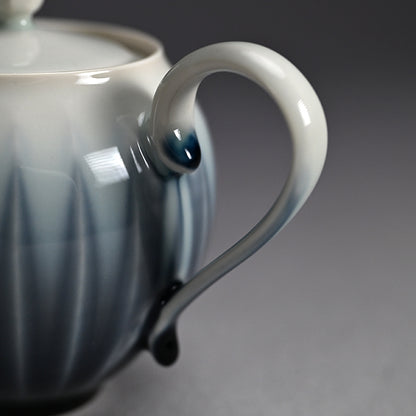 Ryusaiji Teapot and Yunomi Set ー永草 陽平 “流彩磁ポット”、”湯呑”