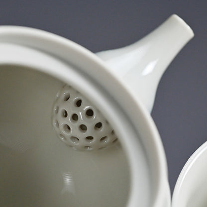 Ryusaiji Teapot and Yunomi Set ー永草 陽平 “流彩磁ポット”、”湯呑”