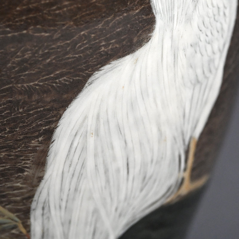 Unusual Vase, Long Tailed Rooster ー十三代 横石 臥牛 "鶏文花瓶"