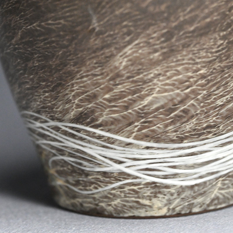 Unusual Vase, Long Tailed Rooster ー十三代 横石 臥牛 "鶏文花瓶"