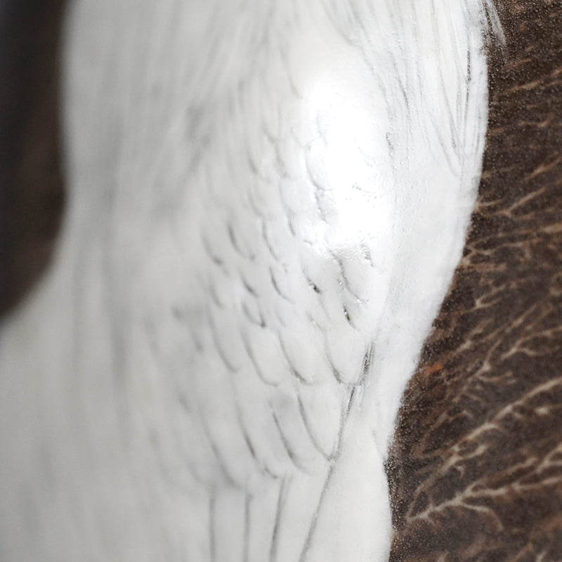 Unusual Vase, Long Tailed Rooster ー十三代 横石 臥牛 "鶏文花瓶"